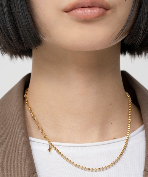 LAPUIS（ラピュイ）の「LAPUIS(ラピュイ) Ornament Bijou necklace（ネックレス・レディース・ゴールド/マルチ・FREE）」の14枚目の写真