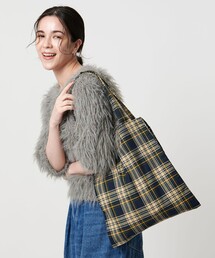 BEAUTY&YOUTH UNITED ARROWS | チェック パッカブル トートバッグ(トートバッグ)