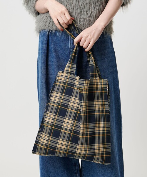 チェック パッカブル トートバッグ（トートバッグ）｜BEAUTY&YOUTH