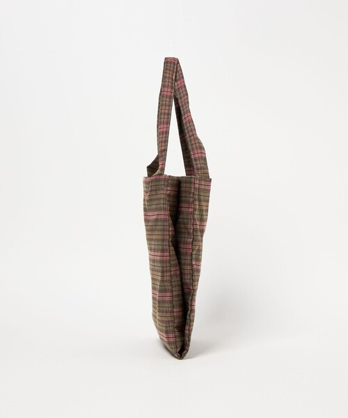 BEAUTY&YOUTH UNITED ARROWS(ビューティーアンドユースユナイテッドアローズ)の「チェック パッカブル トートバッグ(トートバッグ・レディース・ピンク/ネイビー・FREE)」の14枚目の写真