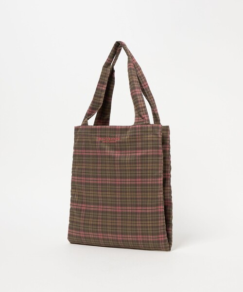 BEAUTY&YOUTH UNITED ARROWS(ビューティーアンドユースユナイテッドアローズ)の「チェック パッカブル トートバッグ(トートバッグ・レディース・ピンク/ネイビー・FREE)」の16枚目の写真