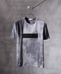 EVOLUTION（エボリューション）の「ムラ染めアップリケ半袖Tシャツ（Tシャツ/カットソー）」