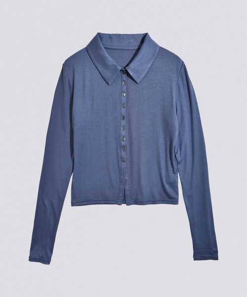カーディガン 「kiehtova」slim collar cardigan/スリム カラー カーディガン レディース kiehtova】slim collar cardigan/スリム カラー カーディガン