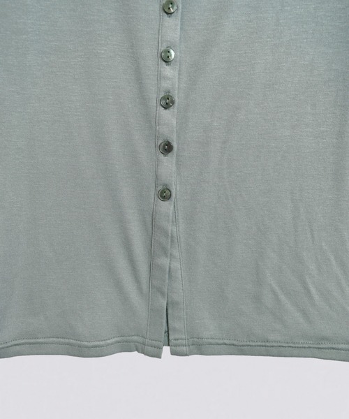 kiehtova(キエトヴァ)の「【kiehtova】slim collar cardigan/スリム カラー カーディガン(カーディガン/ボレロ・レディース・ブルー/ブラック/グリーン・FREE)」の19枚目の写真