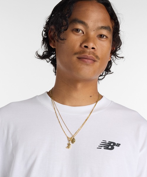 NEW BALANCE(ニューバランス)の「Numeric Small ロゴ T-Shirt(Tシャツ/カットソー・メンズ・ホワイト/ブラック・XX-LARGE/X-LARGE/LARGE/MEDIUM/SMALL)」の5枚目の写真