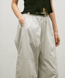 Easy waist barrel pants / イージーウエストバレルパンツ
