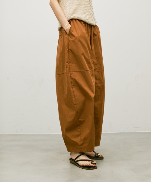 Lutim by u(ルチバイユー)の「Easy waist barrel pants / イージーウエストバレルパンツ(その他パンツ・レディース・グレー/ブラウン・FREE)」の18枚目の写真