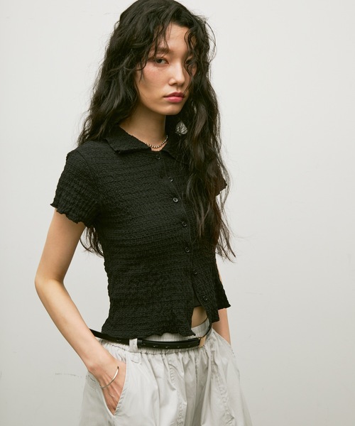 Lutim by u(ルチバイユー)の「Easy waist barrel pants / イージーウエストバレルパンツ(その他パンツ・レディース・グレー/ブラウン・FREE)」の15枚目の写真