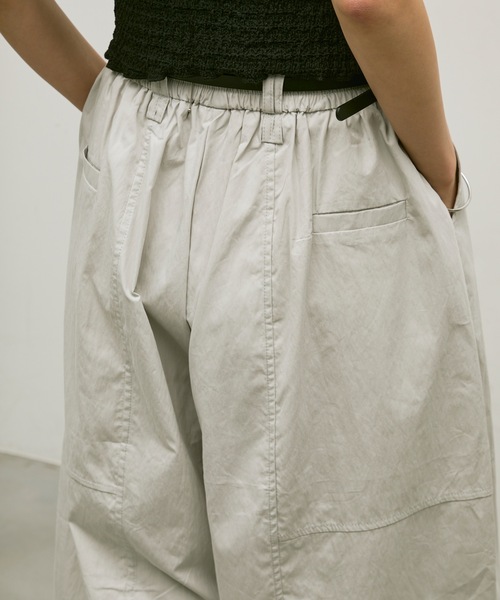 Lutim by u(ルチバイユー)の「Easy waist barrel pants / イージーウエストバレルパンツ(その他パンツ・レディース・グレー/ブラウン・FREE)」の12枚目の写真