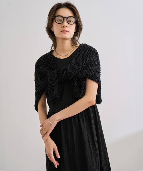 ROPE'(ロペ)の「【WEB・一部店舗限定】バックシャンティアードワンピース/洗える(ワンピース・レディース・ターコイズブルー/ブラック・FREE)」の18枚目の写真