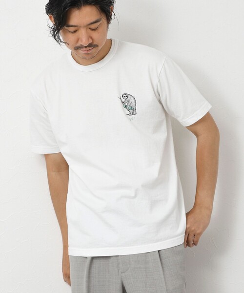 NOLLEY’S(ノーリーズ)の「【STONEWOLD】yei 2 プリントTシャツ 25SS(Tシャツ/カットソー・メンズ・ホワイト/チャコールグレー/グレイッシュベージュ/グレイッシュブルー・S/M/L)」の7枚目の写真
