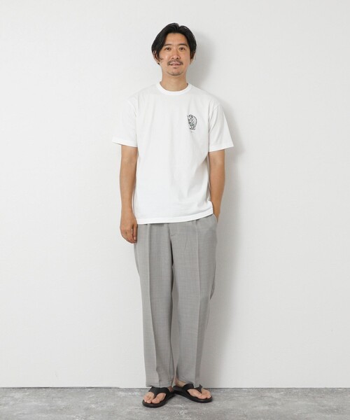 NOLLEY’S(ノーリーズ)の「【STONEWOLD】yei 2 プリントTシャツ 25SS(Tシャツ/カットソー・メンズ・ホワイト/チャコールグレー/グレイッシュベージュ/グレイッシュブルー・S/M/L)」の14枚目の写真