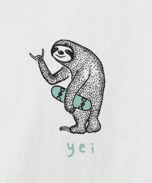 NOLLEY’S(ノーリーズ)の「【STONEWOLD】yei 2 プリントTシャツ 25SS(Tシャツ/カットソー・メンズ・ホワイト/チャコールグレー/グレイッシュベージュ/グレイッシュブルー・S/M/L)」の15枚目の写真
