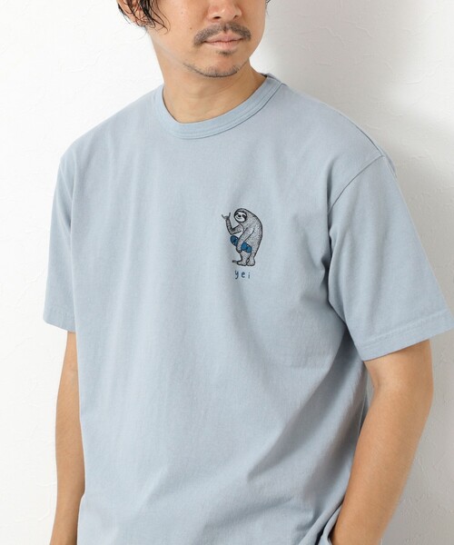 NOLLEY’S(ノーリーズ)の「【STONEWOLD】yei 2 プリントTシャツ 25SS(Tシャツ/カットソー・メンズ・ホワイト/チャコールグレー/グレイッシュベージュ/グレイッシュブルー・S/M/L)」の17枚目の写真