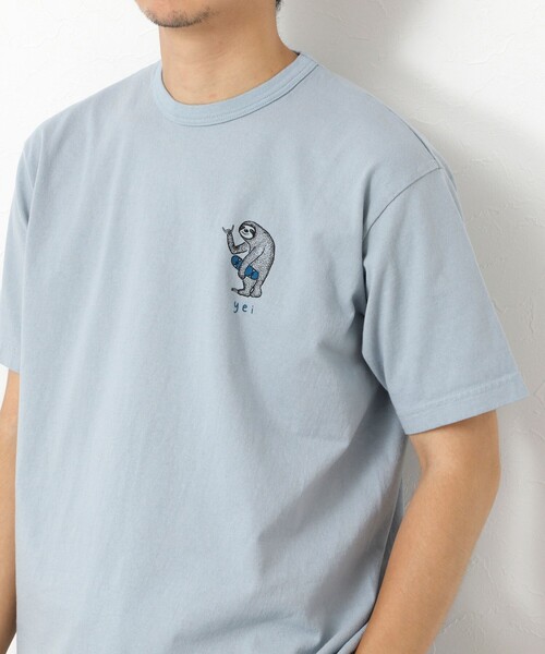 NOLLEY’S(ノーリーズ)の「【STONEWOLD】yei 2 プリントTシャツ 25SS(Tシャツ/カットソー・メンズ・ホワイト/チャコールグレー/グレイッシュベージュ/グレイッシュブルー・S/M/L)」の18枚目の写真