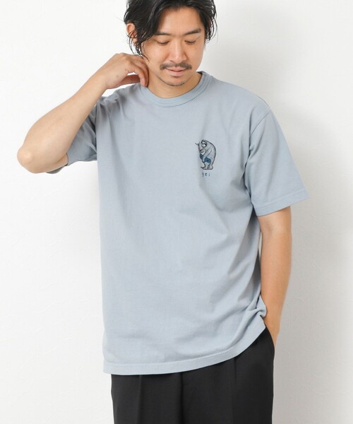 NOLLEY’S(ノーリーズ)の「【STONEWOLD】yei 2 プリントTシャツ 25SS(Tシャツ/カットソー・メンズ・ホワイト/チャコールグレー/グレイッシュベージュ/グレイッシュブルー・S/M/L)」の19枚目の写真