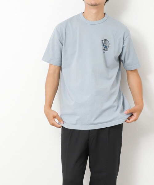 NOLLEY’S(ノーリーズ)の「【STONEWOLD】yei 2 プリントTシャツ 25SS(Tシャツ/カットソー・メンズ・ホワイト/チャコールグレー/グレイッシュベージュ/グレイッシュブルー・S/M/L)」の20枚目の写真