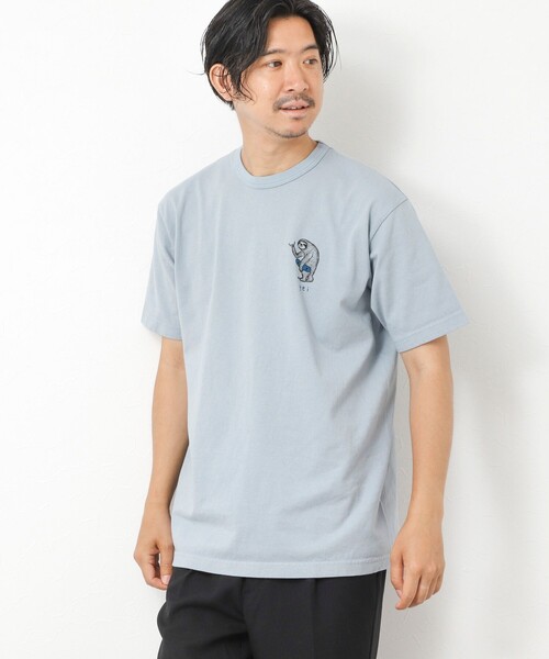 NOLLEY’S(ノーリーズ)の「【STONEWOLD】yei 2 プリントTシャツ 25SS(Tシャツ/カットソー・メンズ・ホワイト/チャコールグレー/グレイッシュベージュ/グレイッシュブルー・S/M/L)」の21枚目の写真