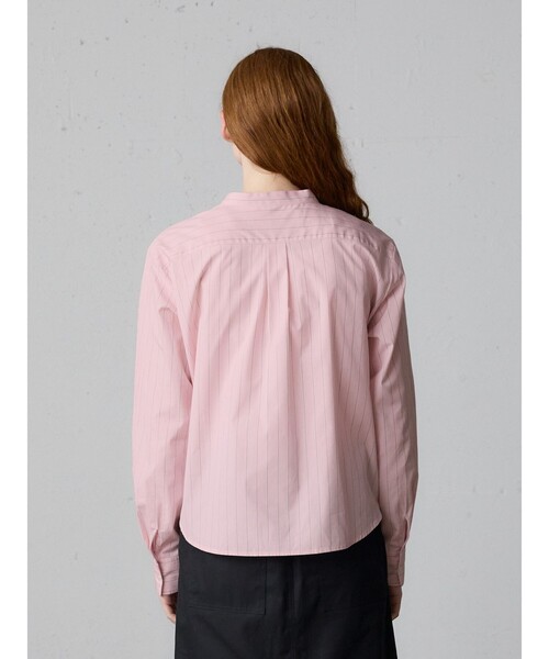 MidiUmi(ミディウミ)の「MidiUmi パターンショートシャツ(シャツ/ブラウス・レディース・ピンク/ブルー/ネイビー/ブラック・FREE)」の12枚目の写真