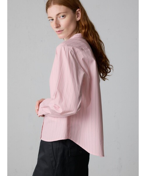 MidiUmi(ミディウミ)の「MidiUmi パターンショートシャツ(シャツ/ブラウス・レディース・ピンク/ブルー/ネイビー/ブラック・FREE)」の13枚目の写真