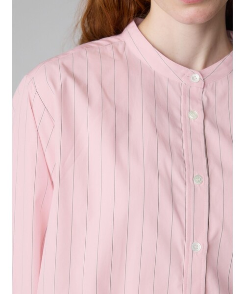 MidiUmi(ミディウミ)の「MidiUmi パターンショートシャツ(シャツ/ブラウス・レディース・ピンク/ブルー/ネイビー/ブラック・FREE)」の14枚目の写真