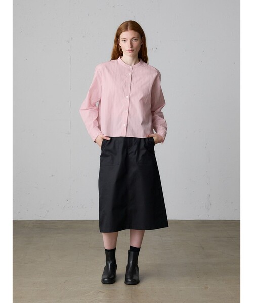 MidiUmi(ミディウミ)の「MidiUmi パターンショートシャツ(シャツ/ブラウス・レディース・ピンク/ブルー/ネイビー/ブラック・FREE)」の15枚目の写真