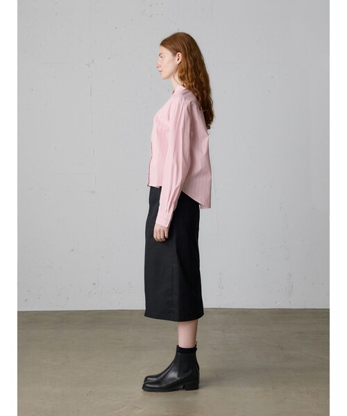 MidiUmi(ミディウミ)の「MidiUmi パターンショートシャツ(シャツ/ブラウス・レディース・ピンク/ブルー/ネイビー/ブラック・FREE)」の16枚目の写真