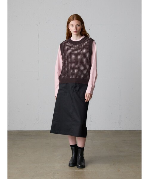 MidiUmi(ミディウミ)の「MidiUmi パターンショートシャツ(シャツ/ブラウス・レディース・ピンク/ブルー/ネイビー/ブラック・FREE)」の18枚目の写真