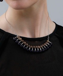 JewCas（ジュアキャス）の「JewCas  ウッドビーズKineネックレス[JC4897]（ネックレス）」