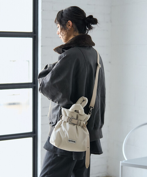 FREAK'S STORE（フリークスストア）の「OUTDOOR PRODUCTS × FREAK'S STORE/アウトドアプロダクツ 別注 2WAY コンチョベルトバッグ S/ショルダーバッグ（ショルダーバッグ・レディース・ブラック/ブラウン/オフホワイト/ナチュラル・ONE SIZE）」の13枚目の写真