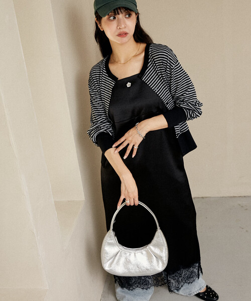 セール】MARY QUANT × PUBLUX/マリークワント ワンポイント刺繍 裾