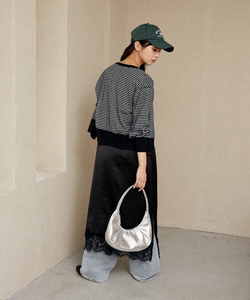 セール】MARY QUANT × PUBLUX/マリークワント ワンポイント刺繍 裾