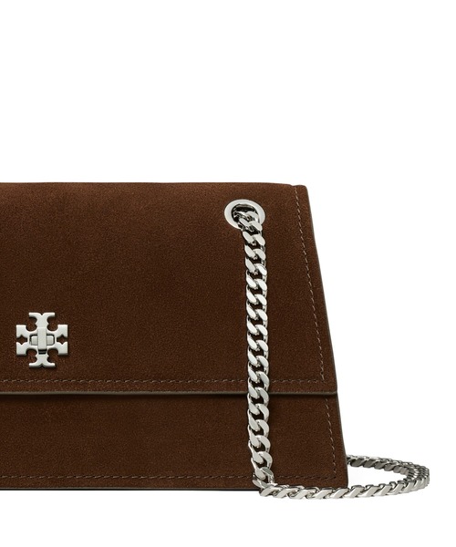 TORY BURCH(トリーバーチ)の「キラ ターンロック スエード ショルダーバッグ(ショルダーバッグ・レディース・ダークブラウン系・ONE SIZE)」の3枚目の写真
