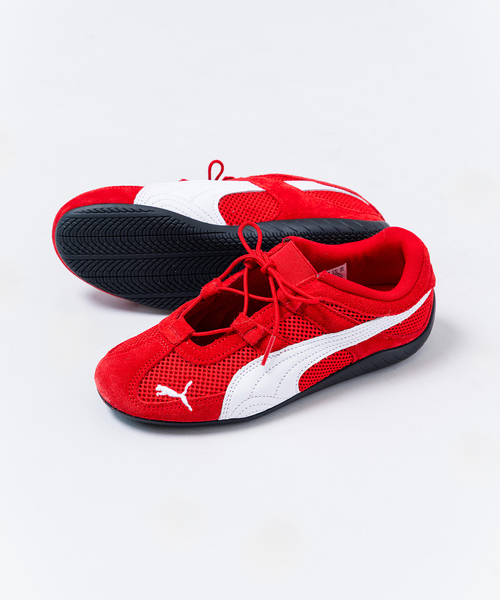 PUMA(プーマ)の「PUMA/SPEEDCATスピードキャットGO WNS(スニーカー・レディース・レッド/ブラック・23cm/24cm/25cm)」の2枚目の写真