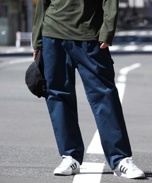 CRONOS サイドストライプ ボトムス ネイビー CRONOS ネイビー サイドストライプ パンツ M 美品
