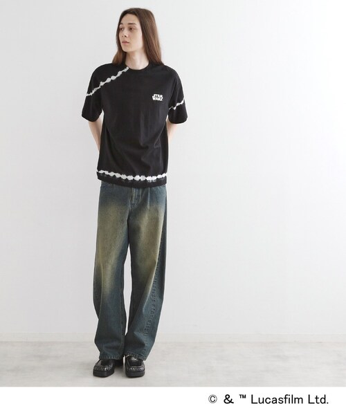 STAR WARS（スターウォーズ）の「【STAR WARS】Capsule Collection タイダイTシャツ（Tシャツ/カットソー・メンズ・ブラック/ホワイト・02/03）」の3枚目の写真