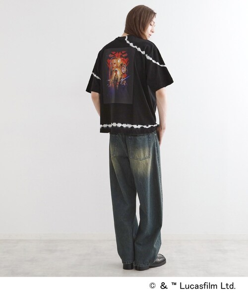 STAR WARS（スターウォーズ）の「【STAR WARS】Capsule Collection タイダイTシャツ（Tシャツ/カットソー・メンズ・ブラック/ホワイト・02/03）」の4枚目の写真