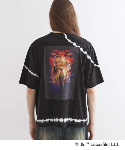 STAR WARS（スターウォーズ）の「【STAR WARS】Capsule Collection タイダイTシャツ（Tシャツ/カットソー・メンズ・ブラック/ホワイト・02/03）」の9枚目の写真