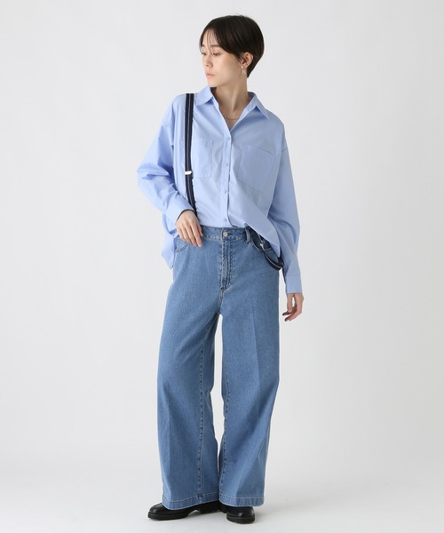 Elura（エルーラ）の「大人ワイドデニム＜低身長サイズあり＞ / 579971（デニムパンツ・レディース・ブラック/ブルー/ライトブルー・MEDIUM/FREE(S)/LARGE）」の8枚目の写真