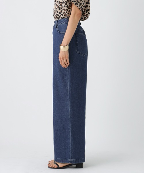 Elura（エルーラ）の「大人ワイドデニム＜低身長サイズあり＞ / 579971（デニムパンツ・レディース・ブラック/ブルー/ライトブルー・MEDIUM/FREE(S)/LARGE）」の14枚目の写真