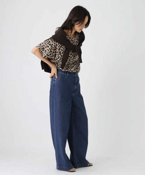 Elura（エルーラ）の「大人ワイドデニム＜低身長サイズあり＞ / 579971（デニムパンツ・レディース・ブラック/ブルー/ライトブルー・MEDIUM/FREE(S)/LARGE）」の10枚目の写真