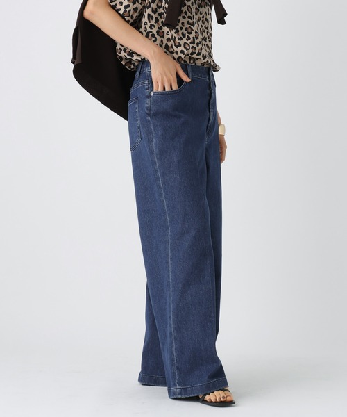 Elura（エルーラ）の「大人ワイドデニム＜低身長サイズあり＞ / 579971（デニムパンツ・レディース・ブラック/ブルー/ライトブルー・MEDIUM/FREE(S)/LARGE）」の12枚目の写真