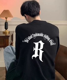 オールドイングリッシュ ロゴプリント オーバーサイズ Tシャツ バックプリントTシャツ