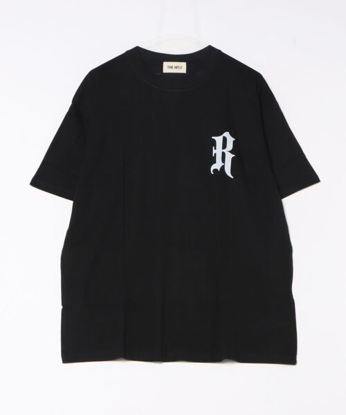 THE HITSS(ヒッツ)の「オールドイングリッシュ ロゴプリント オーバーサイズ Tシャツ バックプリントTシャツ(Tシャツ/カットソー・メンズ・ブラウン/ネイビー/ブラック・FREE)」の13枚目の写真