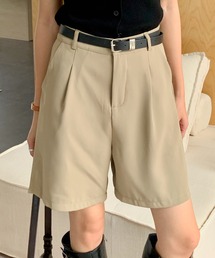 everycoco（エブリーココ）の「タックバミューダハーフパンツ（その他パンツ）」