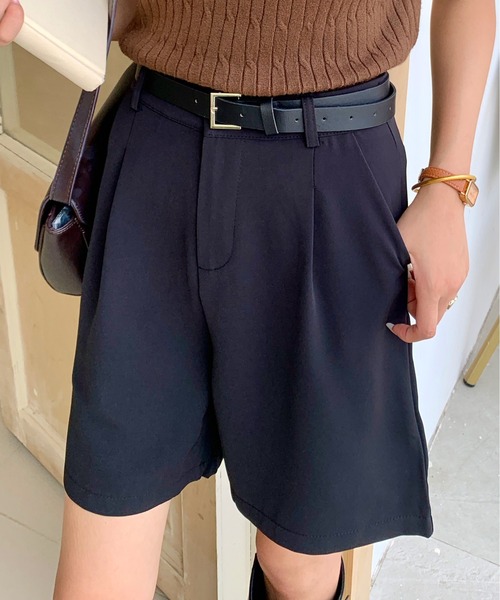 【新品】AKTE サイドタックバミューダパンツ 2 ESTNATION / ツータックバミューダパンツ｜ESTNATION ONLINE
