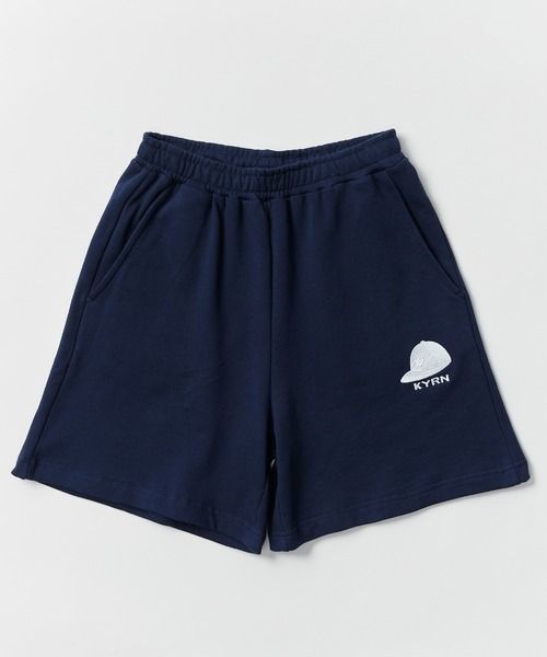 kaoyorinakami(カオヨリナカミ)の「CAP LOGO SWEATPANTS / キャップロゴスウェットハーフパンツ(その他パンツ・メンズ・ホワイト/ネイビー・X-LARGE/LARGE/MEDIUM/SMALL)」の1枚目の写真