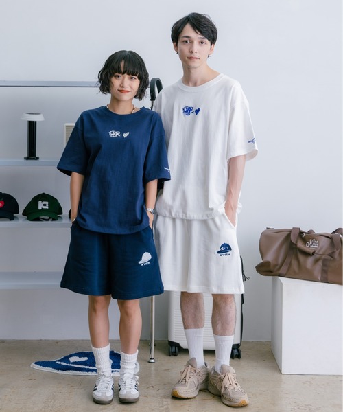 kaoyorinakami(カオヨリナカミ)の「CAP LOGO SWEATPANTS / キャップロゴスウェットハーフパンツ(その他パンツ・メンズ・ホワイト/ネイビー・X-LARGE/LARGE/MEDIUM/SMALL)」の19枚目の写真
