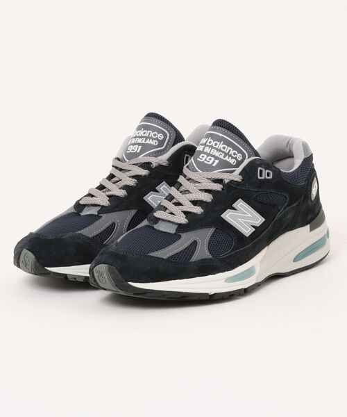 NEW BALANCE(ニューバランス)の「U991NV2 991v2(スニーカー・メンズ・ブルー・25.0cm/25.5cm/26.0cm/26.5cm/27.0cm/27.5cm/28.0cm/28.5cm/29.0cm)」の8枚目の写真