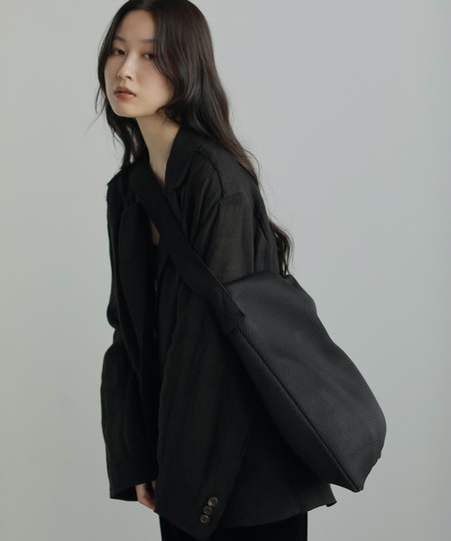 anuke（アンヌーク）の「Mesh Tote Bag（トートバッグ・レディース・ブラック・FREE）」の5枚目の写真